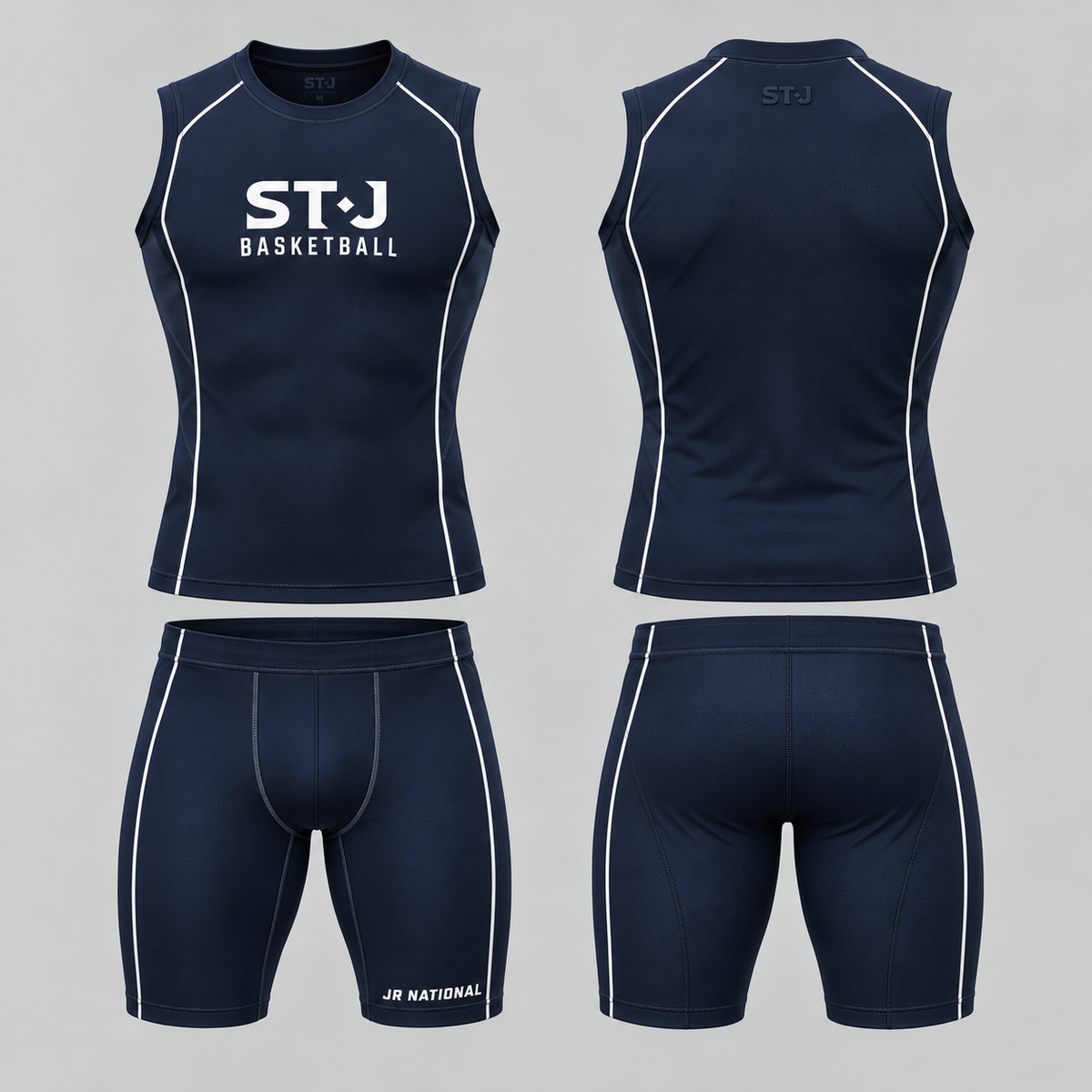 THE ST. JAMES CUT OFF COMPRESSION TOP